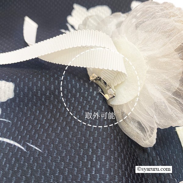 画像8: 【SuperBeauty  】モノトーン花プリントノースリーブワンピース (8)