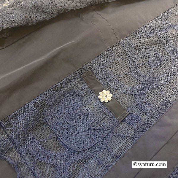 画像14: 【SuperBeauty  】★レース切替スプリングコート (14)