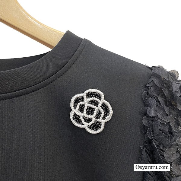 画像10: 【SuperBeauty  】★袖異素材使いダンボールニット素材ワンピース (10)