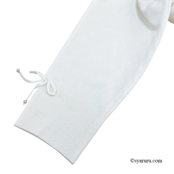 画像4: 【SuperBeauty  】★前立てレースフリルデザインニットカーディガン (4)