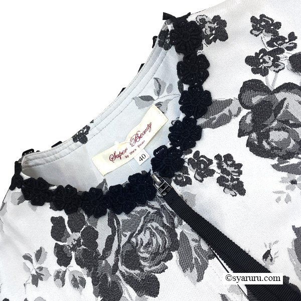 画像4: 【SuperBeauty 半額以下！】★ジャガード素材ワンピース2516003 (4)