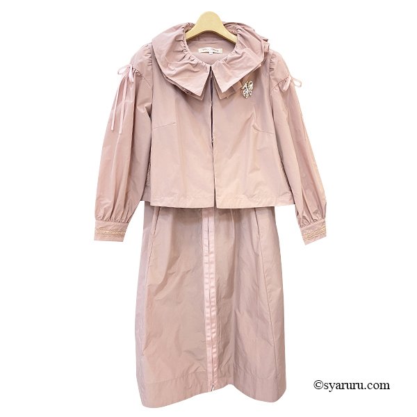 画像14: 【SuperBeauty  】★ショートジャケットロングワンピースツインセット (14)