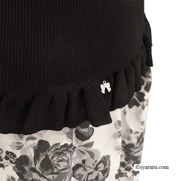 画像5: 【SuperBeauty  】★袖先透かし編み裾フリルセーター《送料220円代引は通常送料》 (5)