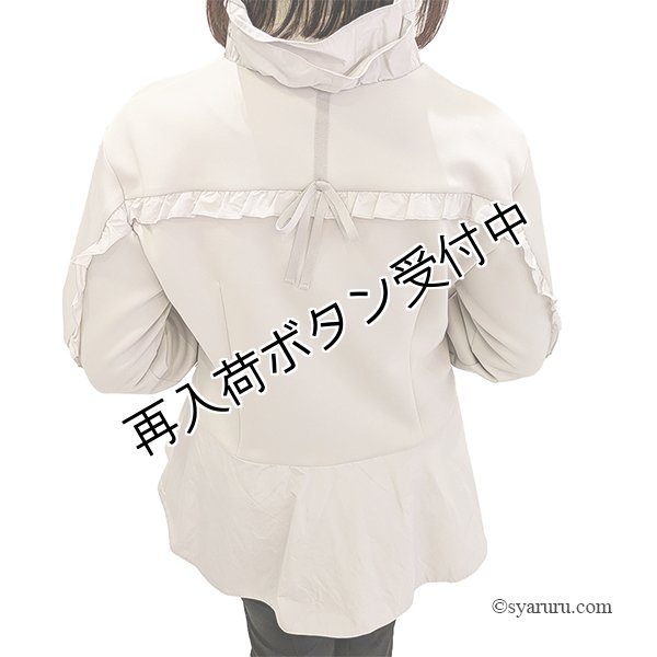 画像5: 【今週の追加 《半額以下+クーポン＋POINT！》SuperBeauty 】★フリル衿異素材ジャケット (5)