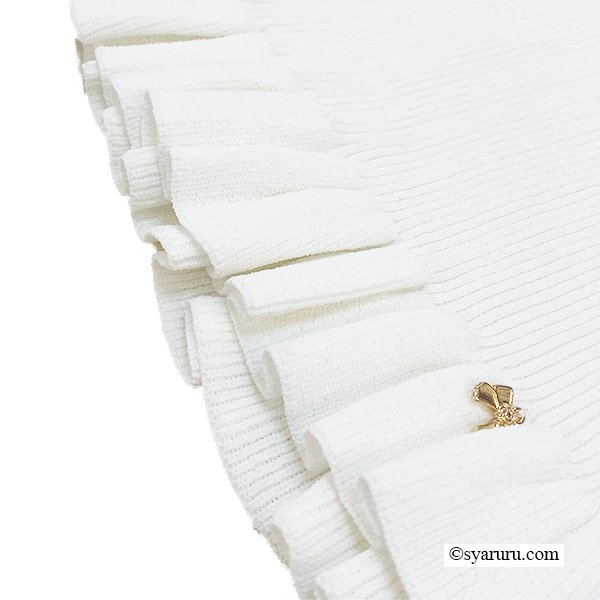 画像8: 【SuperBeauty  】★袖先透かし編み裾フリルセーター《送料220円代引は通常送料》 (8)