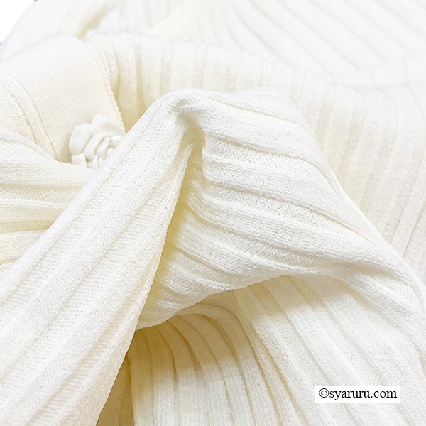 画像13: 【SALE除外品≪クーポン＆ポイントのみ≫SuperBeauty 】★裾フリルリブ編みカーディガン (13)