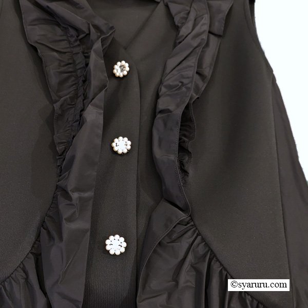 画像7: 【16,000円 →超特価 4,900円＜在庫限り＞クーポン/POINT不可】★フリル切替ダンボールニット素材ベスト　-弥富店- (7)