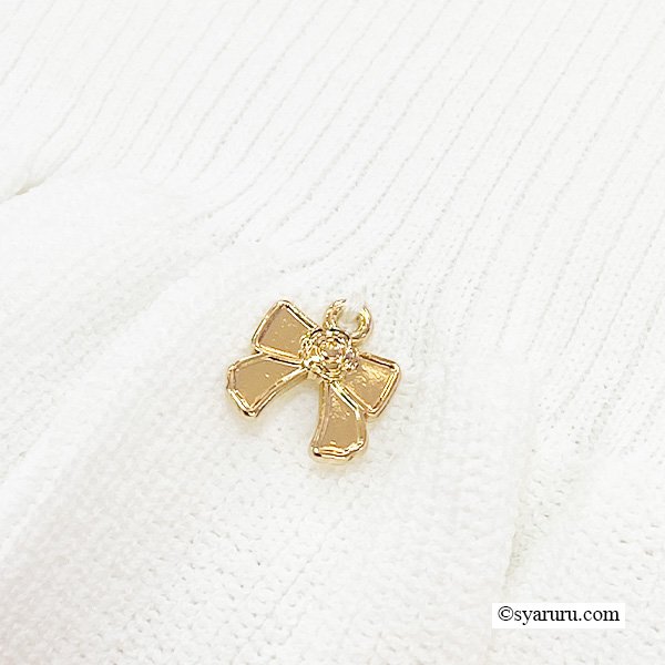 画像9: 【SuperBeauty  】★袖先透かし編み裾フリルセーター《送料220円代引は通常送料》 (9)