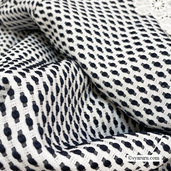 画像14: 【SuperBeauty  】ドット柄コサージュ付きVネック半袖ワンピース (14)