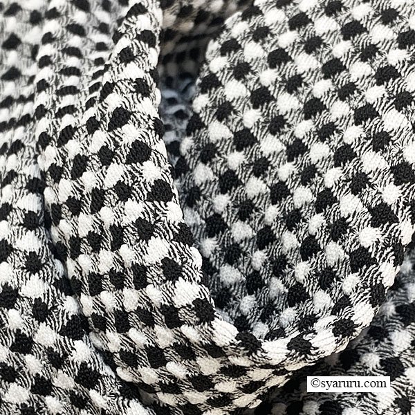 画像15: 【SuperBeauty  】裾レースギンガムチェックジャージ素材ワンピース (15)