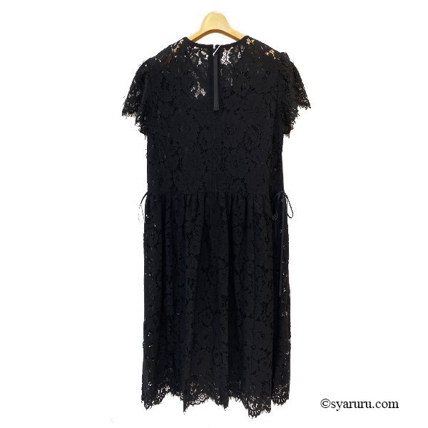 画像5: 【18,000円 →超特価 4,900円＜在庫限り＞クーポン/POINT不可】ウェストリボンレース素材半袖ワンピース　-弥富店- (5)