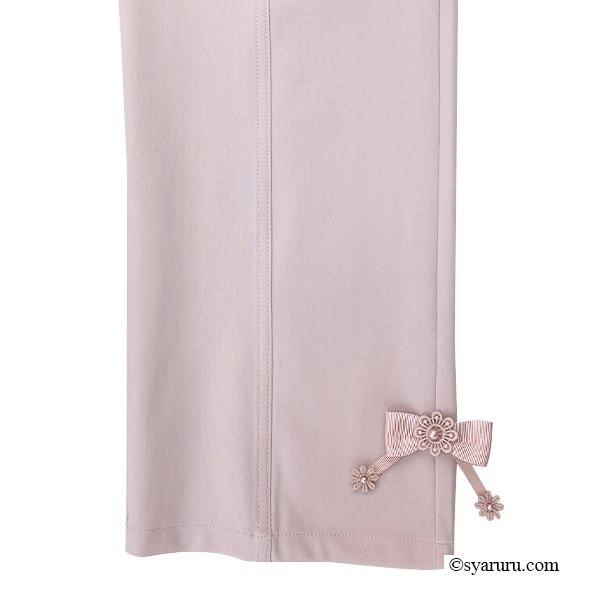 画像5: 【SuperBeauty  】サイドリボンモチーフ付ハイテンション素材パンツ《送料220円代引は通常送料》 (5)