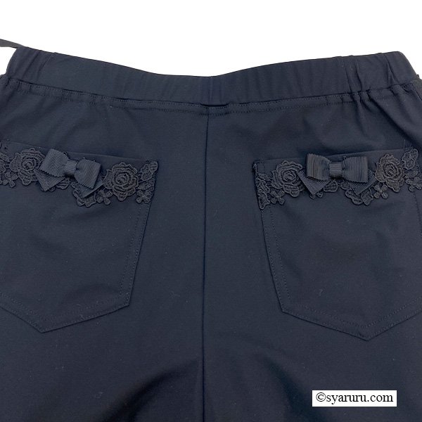 画像5: 【SuperBeauty  】サイドレーステープ使いワイド系パンツ (5)