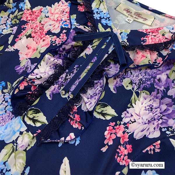 画像7: 【SuperBeauty  】★多色花プリントチュニック《送料220円代引は通常送料》 (7)