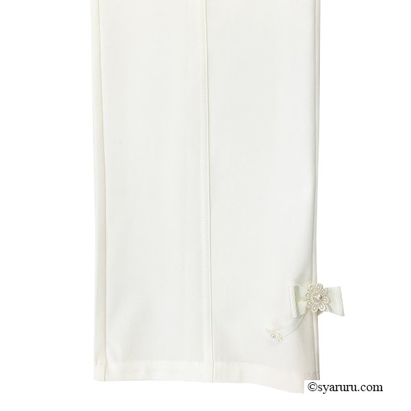 画像4: 【SuperBeauty  】サイドリボンモチーフ付ハイテンション素材パンツ《送料220円代引は通常送料》 (4)