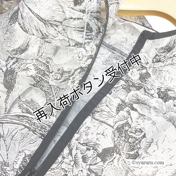 画像4: 【SuperBeauty  】オパール加工オーガンジー素材ショートパーカー (4)