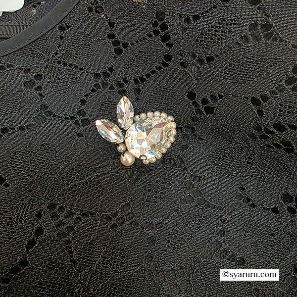 画像6: 【SuperBeauty  】★レースタフタレイヤード風ワンピース (6)