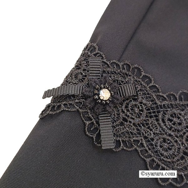 画像5: 【SuperBeauty  】スカラップレーヅデザインパンツ (5)