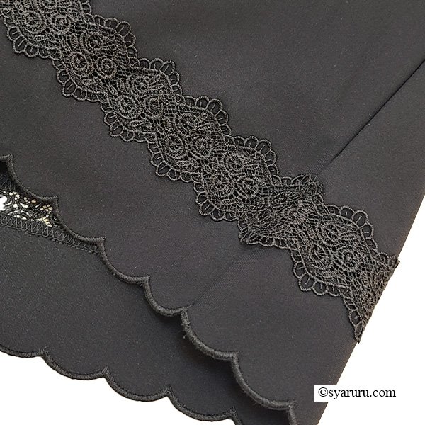 画像6: 【SuperBeauty  】スカラップレーヅデザインパンツ (6)