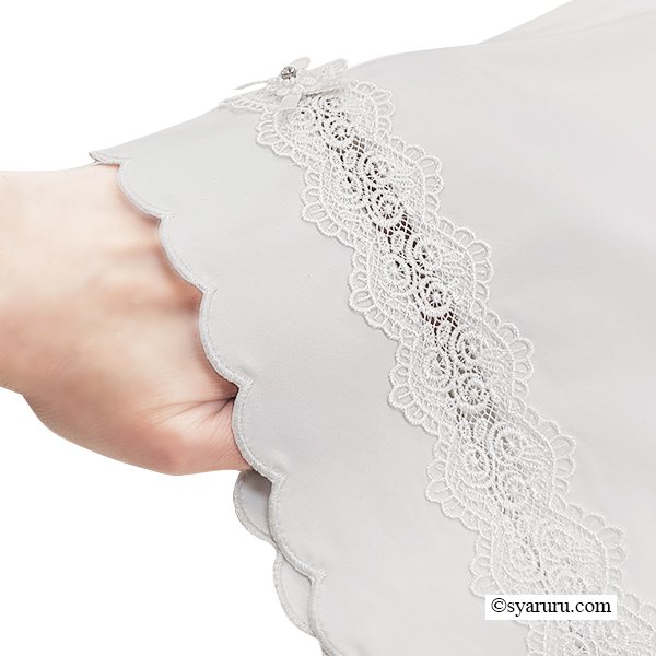 画像8: 【SuperBeauty  】スカラップレーヅデザインパンツ (8)