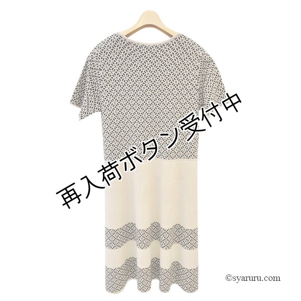 画像5: 【SuperBeauty  】折り柄切替ニットワンピース (5)