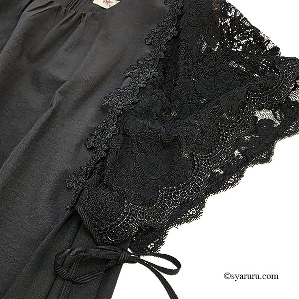 画像11: 【SuperBeauty  】袖レース使いワンピース (11)