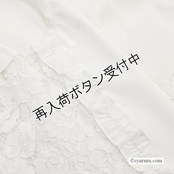 画像14: 【SuperBeauty  】後ろ見ごろレース切替ダンボールニットベスト (14)