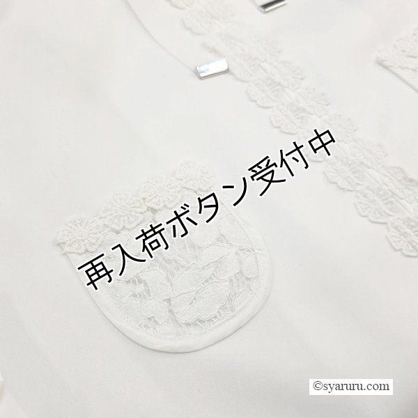 画像11: 【SuperBeauty  】後ろ見ごろレース切替ダンボールニットベスト (11)