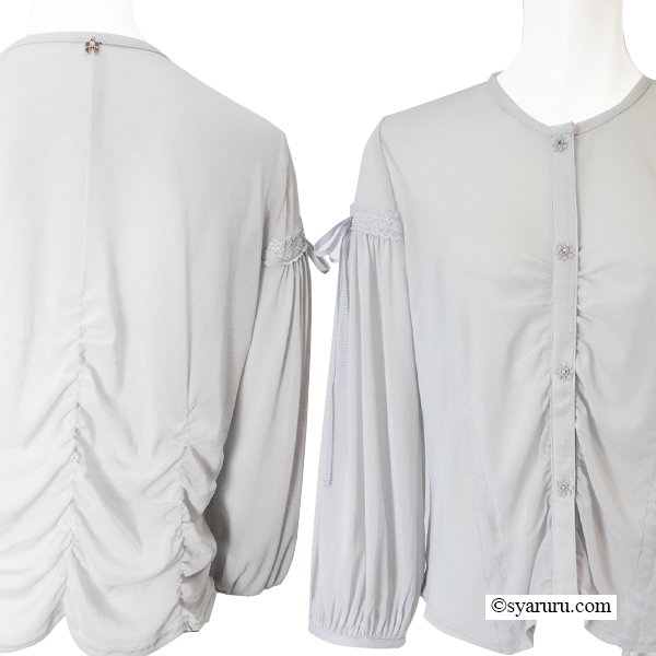 画像7: 【SuperBeauty  】パワーネット素材ショートカーディガン《送料220円代引は通常送料》 (7)