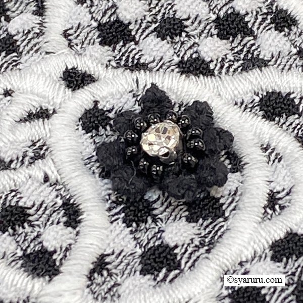 画像12: 【SuperBeauty  】袖ギンガムチェック柄胸元花デザインチュニックTシャツ《送料220円代引は通常送料》 (12)