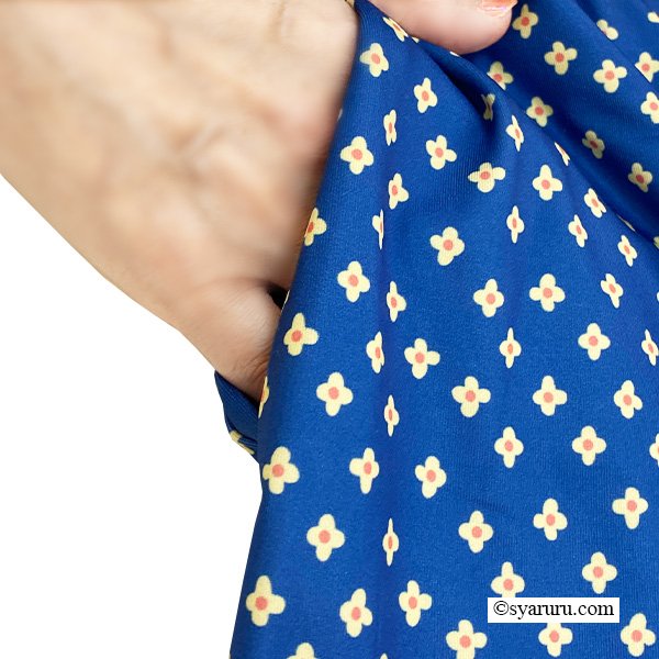 画像3: 【SuperBeauty  】ブルー系プリントパンツ《送料220円代引は通常送料》 (3)