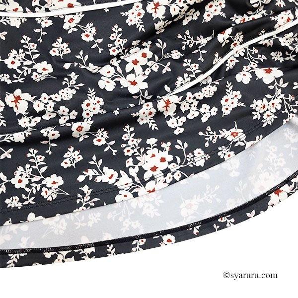 画像8: 【SuperBeauty  】フラワープリントティアード切替チュニックTシャツ《送料220円代引は通常送料》 (8)