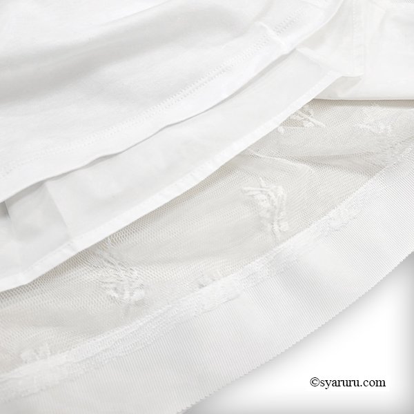 画像8: 【SuperBeauty  】胸元バラプリントロングTシャツ《送料220円代引は通常送料》 (8)