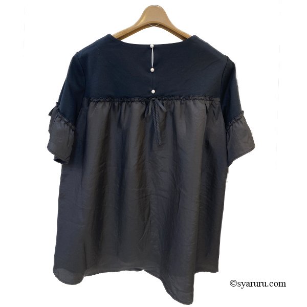 画像7: 【SuperBeauty 半額以下！】胸元モチーフ付きロングTシャツ《送料220円代引は通常送料》 (7)