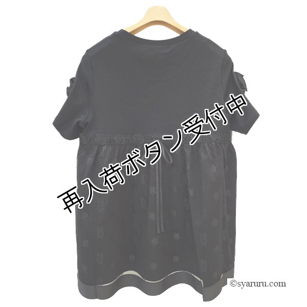 画像5: 【《半額以下+クーポン＋POINT！》SuperBeauty 】胸元バラプリントロングTシャツ《送料220円代引は通常送料》 (5)