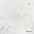 画像9: 【夏のセール 30%OFF+クーポン+ポイント 】リボンレースデザインロングTシャツ (9)