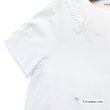 画像10: 【夏のセール 30%OFF+クーポン+ポイント 】リボンレースデザインロングTシャツ (10)