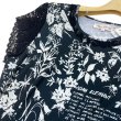 画像5: 【2025 春夏新作 SuperBeauty 】☆モノトーン花プリント袖レースワンピース (5)