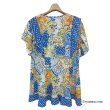 画像2: 【2025 春夏新作 SuperBeauty 】☆パネルプリント切替チュニックTシャツ (2)