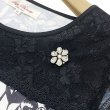 画像5: 【2025 春夏新作 SuperBeauty 】☆レース切替モノトーン花プリントワンピース (5)