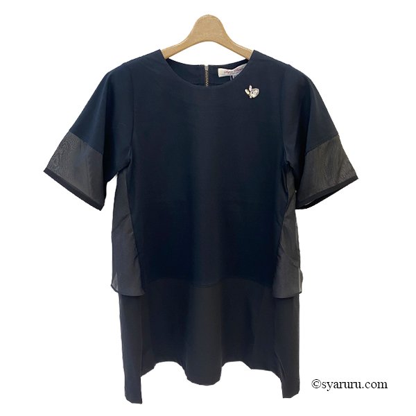 画像4: 【SuperBeauty  】後ろ配色リボンデザインチュニックTシャツ《送料220円代引は通常送料》 (4)