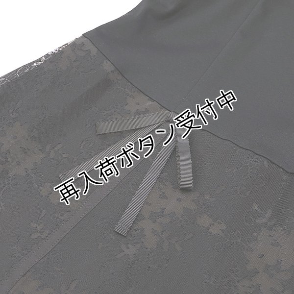 画像12: 【SuperBeauty  】胸元花モチーフ付切替半袖花柄ワンピース (12)