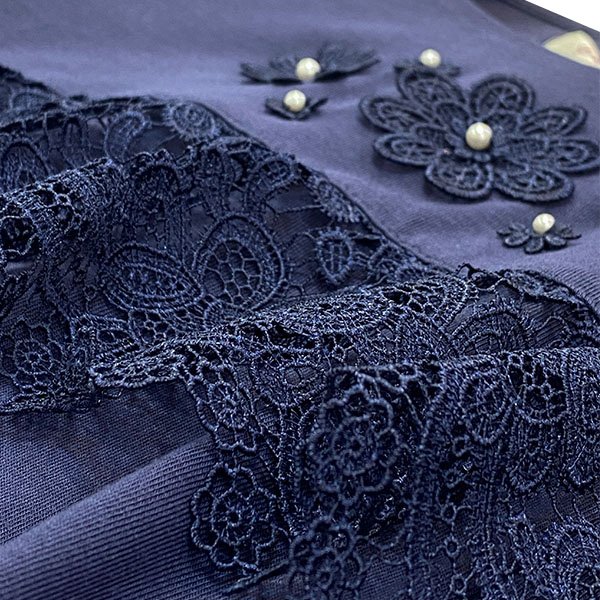 画像5: 【SuperBeauty 半額以下！】袖レースたっぷりチュニックTシャツ《送料220円代引は通常送料》 (5)