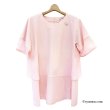 画像2: 【夏のセール 30%OFF+クーポン+ポイント 】後ろ配色リボンデザインチュニックTシャツ (2)