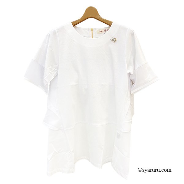 画像3: 【SuperBeauty  】後ろ配色リボンデザインチュニックTシャツ《送料220円代引は通常送料》 (3)