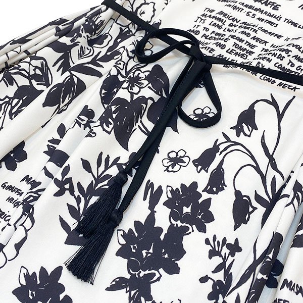 画像7: 【SuperBeauty  】レース切替モノトーン花プリントワンピース (7)