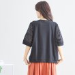 画像4: 【あわせて買うと便利】バッグ柄プリント刺繍レーススリーブTシャツ (4)