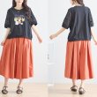 画像9: 【あわせて買うと便利】バッグ柄プリント刺繍レーススリーブTシャツ (9)