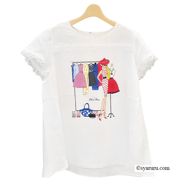 画像4: 【SuperBeauty 半額以下！】ドレスプリントチュニックＴシャツ《送料220円代引は通常送料》 (4)