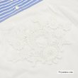 画像7: 【2025 春夏新作 SuperBeauty 】☆ストライプ柄袖後ろ見ごろ切替チュニックＴシャツ (7)